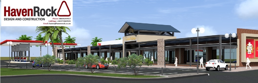 Mall façade treatment